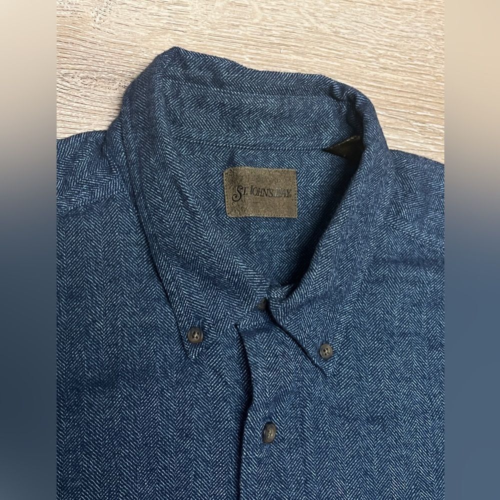 St John's Bay Men’s Flannel Soft Shirt Sz XL Extra Large Tall Big